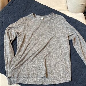 lululemon athletica Gray Long Sleeve Tee
